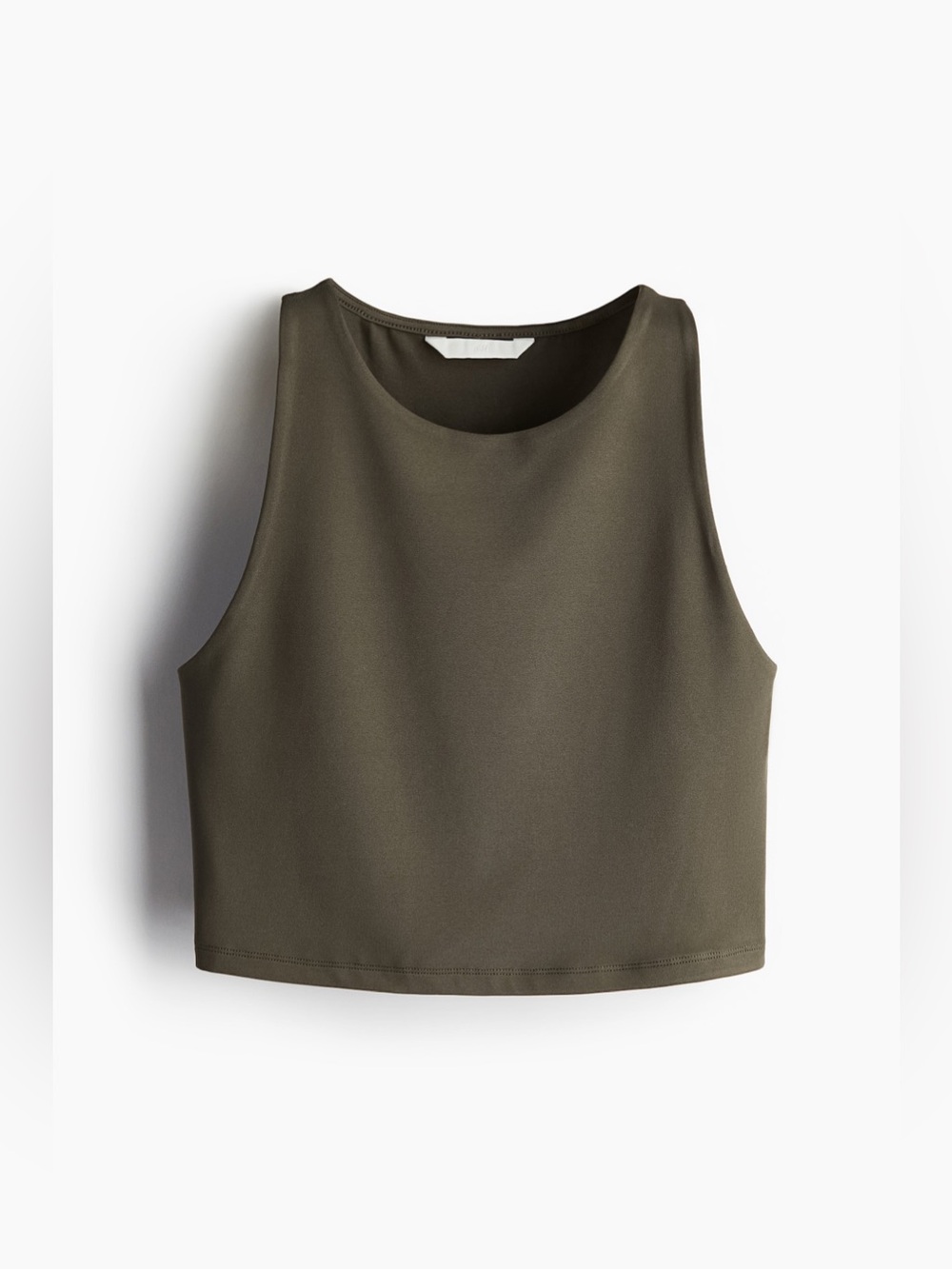 H&M army green workout tank